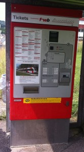 Billettautomat FW, Weberei Matzingen