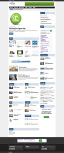 Felix's Homepage, Wordpress Startseite