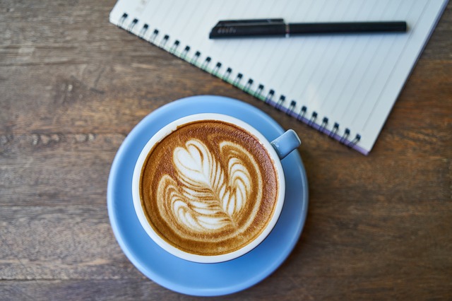 Coffee Notebook The Work Pen Cup schreiben Beitag
